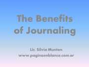 The Benefits of Journaling at School