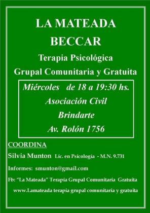 Terapia Grupal Comunitaria