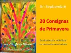 20 consignas de primavera